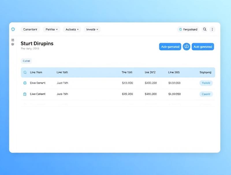 Automate Billing dashboard preview